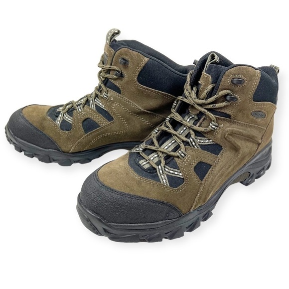 Wolverine Brighton Leather Steel Toe Mid Hiking Boot Brown 11 - Picture 7 of 12